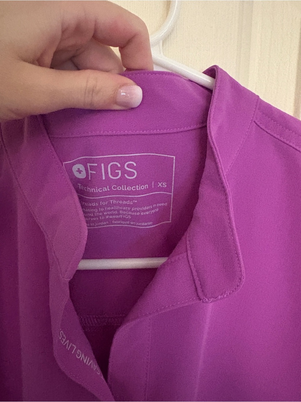 Figs Ultraberry Rafaela Scrub Top - Picture 3 of 3